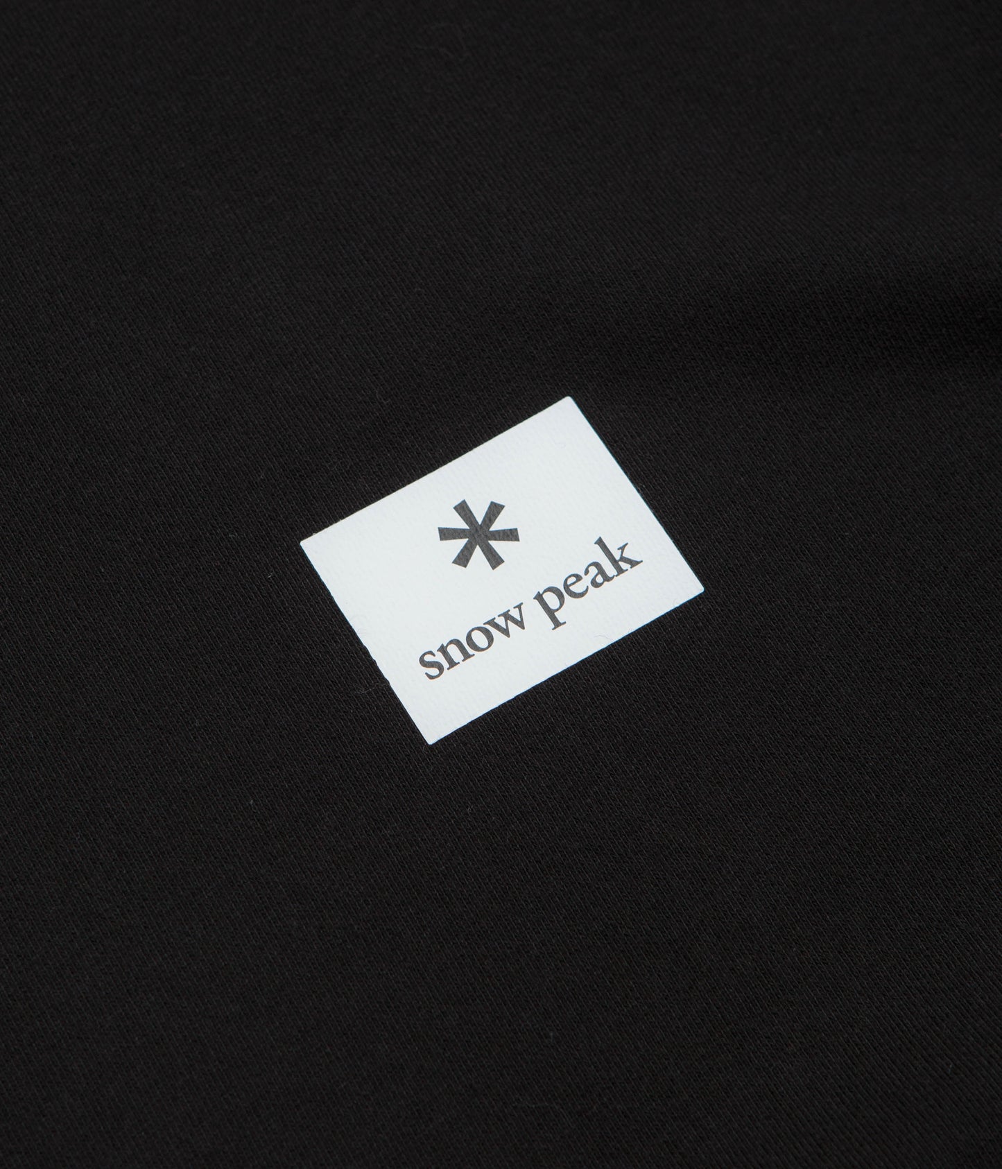 Snow Peak NSD Square Logo Sweatshirt - Black