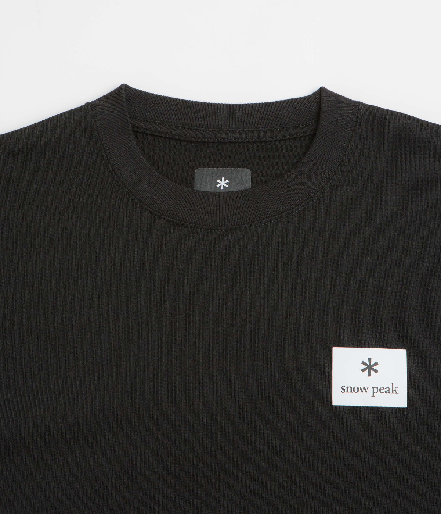 Snow Peak NSD Square Logo T-Shirt - Black