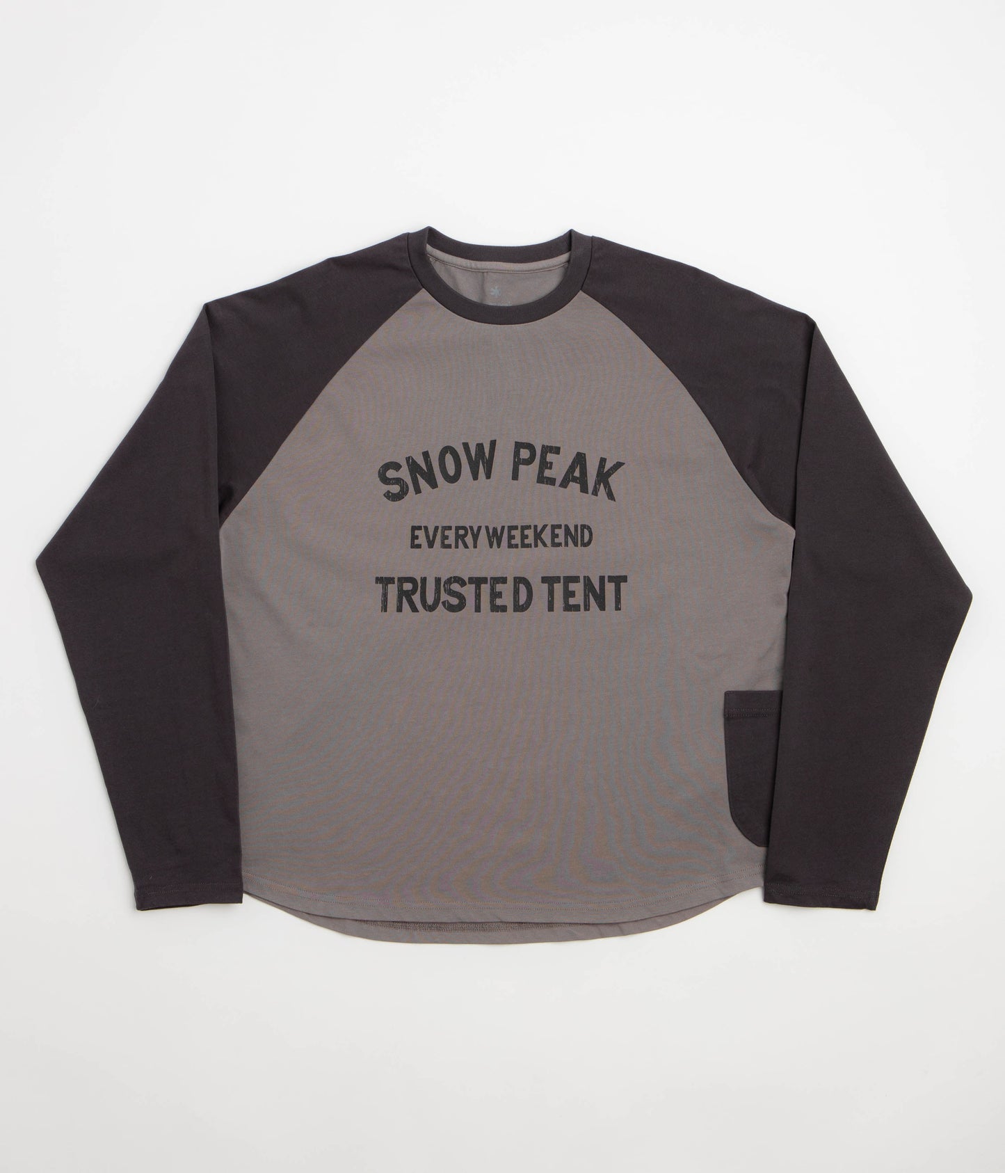 Snow Peak Raglan Long Sleeve T-Shirt - Greige