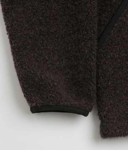 Snow Peak Recycled Wool Boa Sweatshirt - Dark Brown