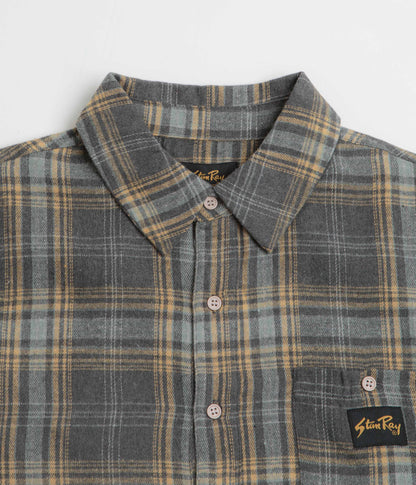 Stan Ray Flannel Shirt - Charcoal Plaid