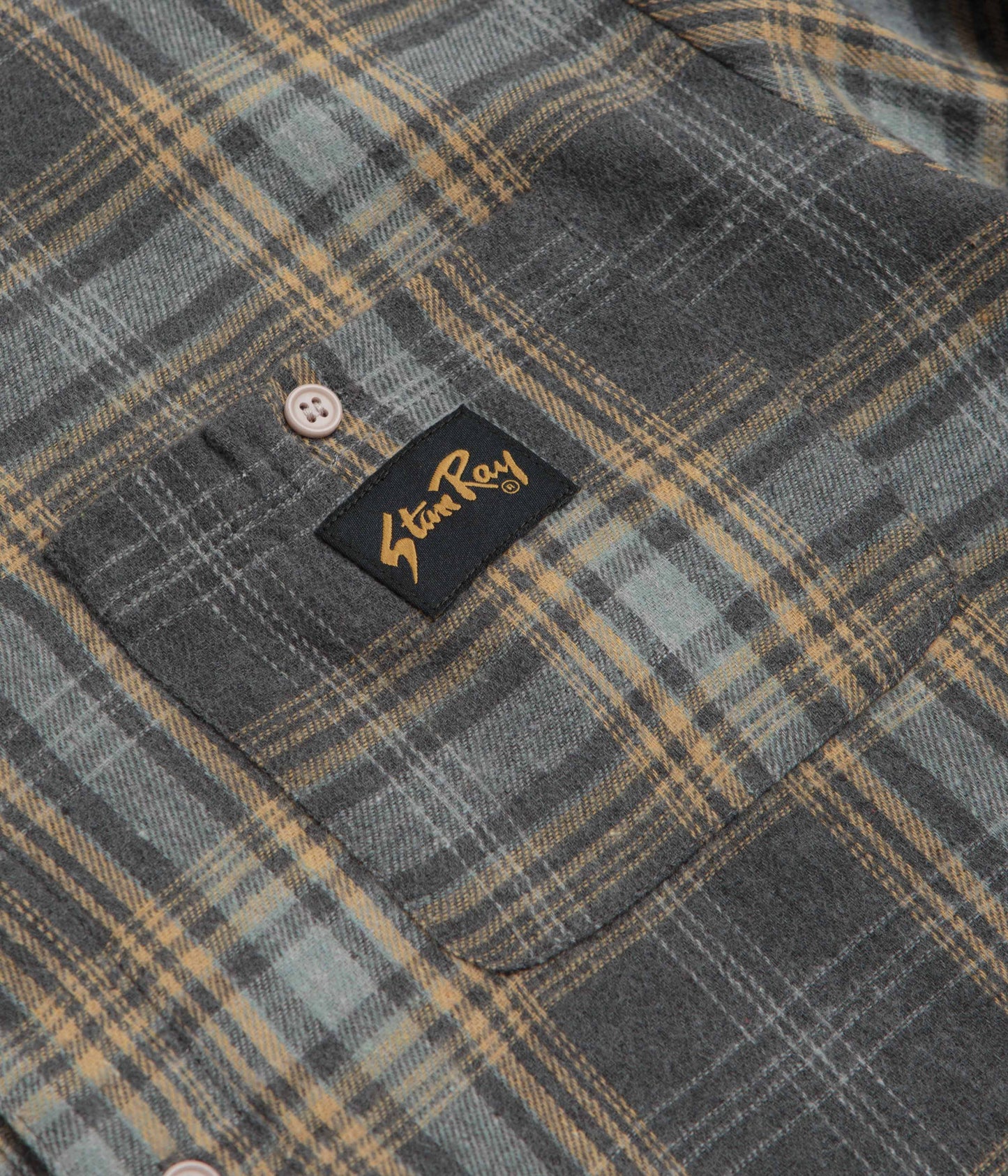 Stan Ray Flannel Shirt - Charcoal Plaid
