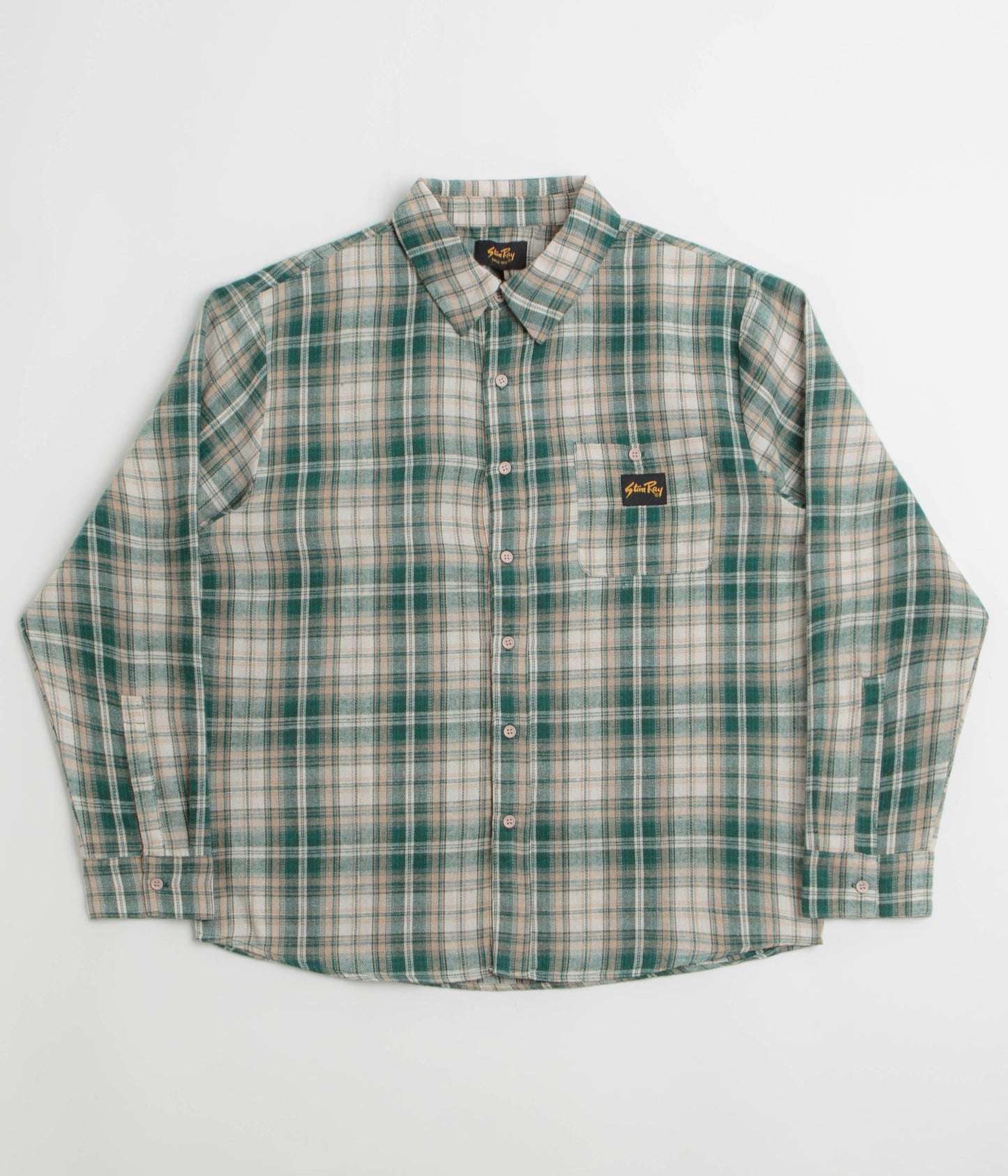 Stan Ray Flannel Shirt - Green Plaid