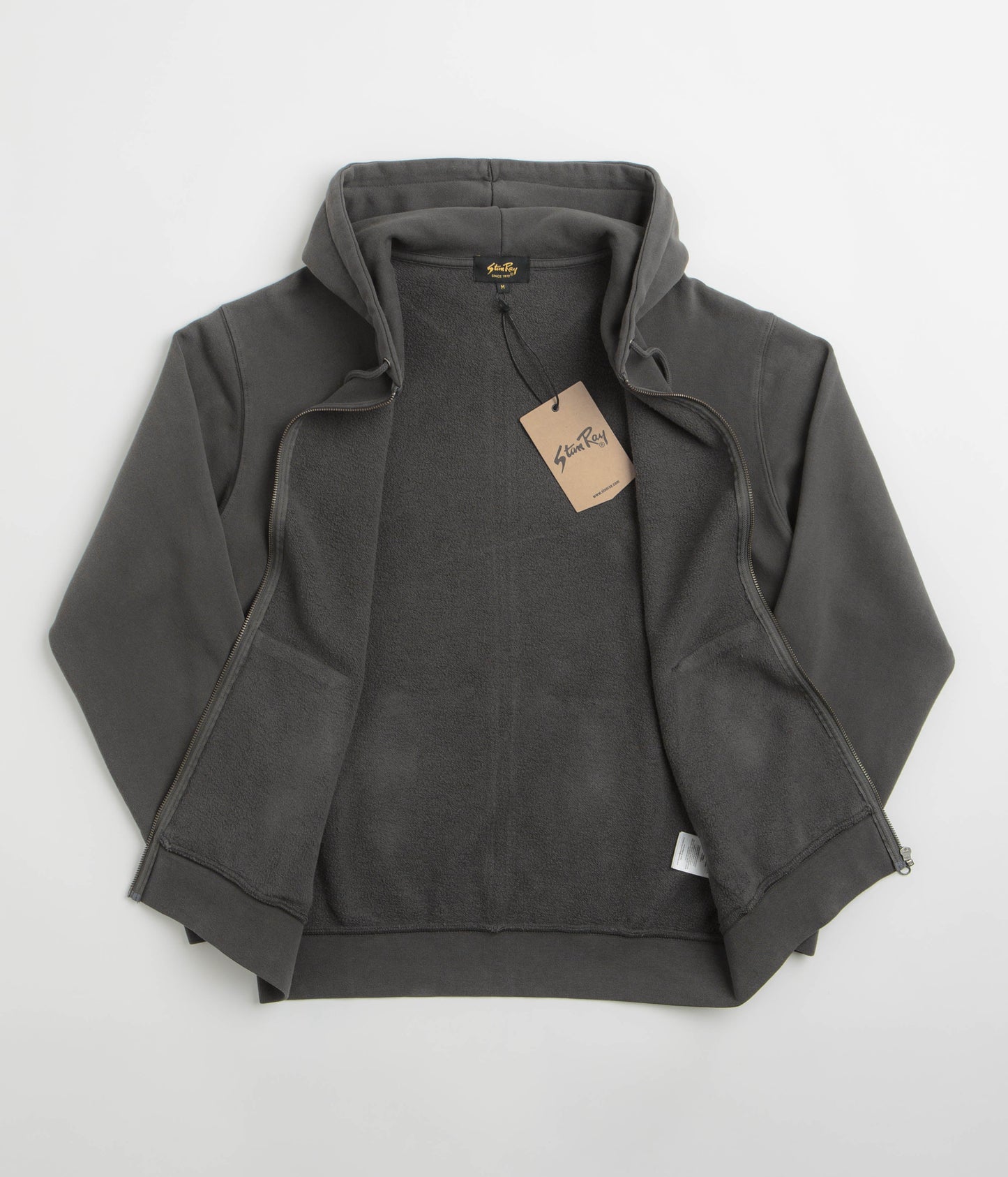 Stan Ray Patch Zip Hoodie - Raven Black