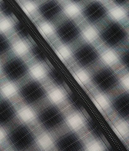 Stan Ray Zip Shirt - Black Check