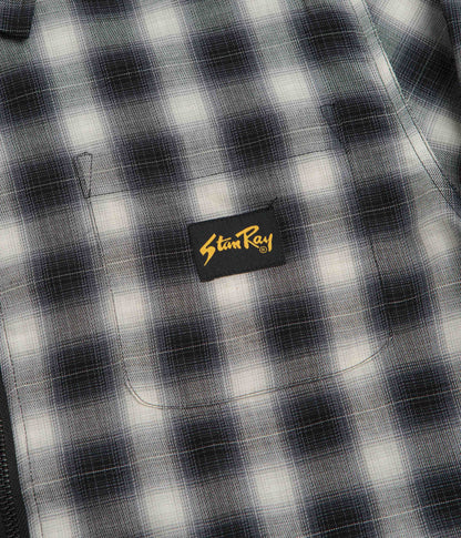 Stan Ray Zip Shirt - Black Check