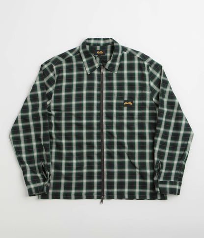 Stan Ray Zip Shirt - Green Check