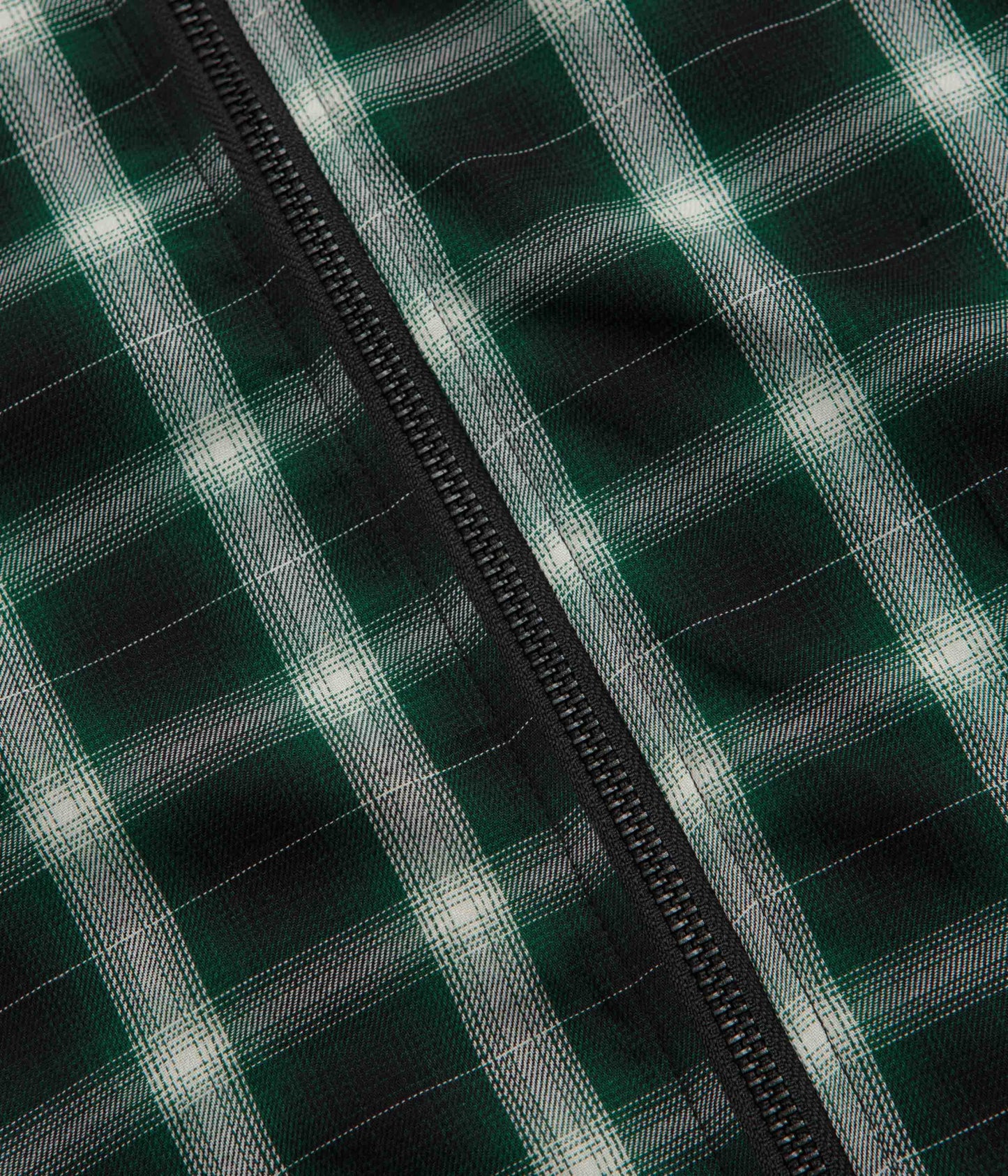 Stan Ray Zip Shirt - Green Check