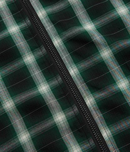Stan Ray Zip Shirt - Green Check