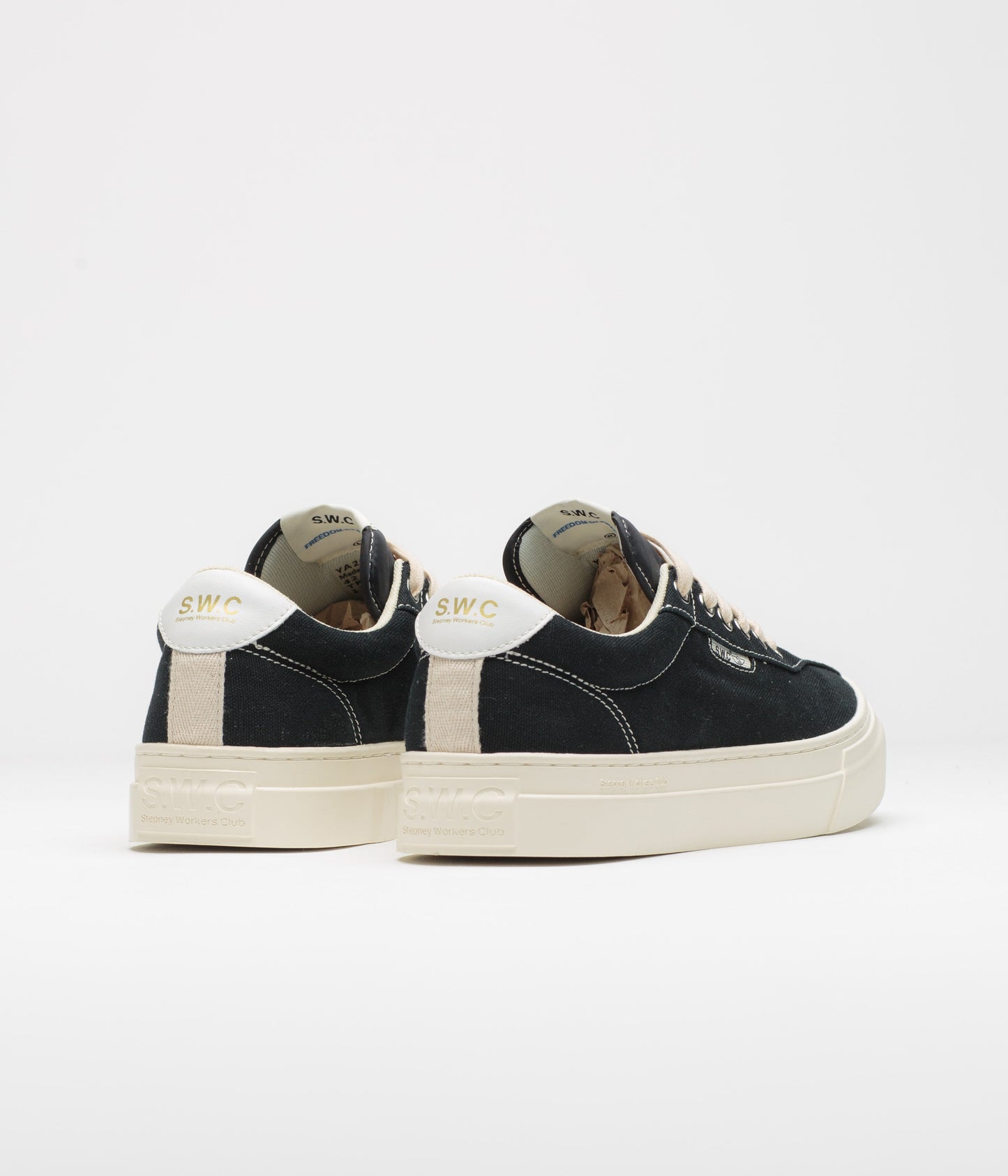 Stepney Workers Club Dellow 02 Cup Canvas Shoes - Black