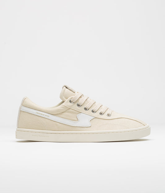Stepney Workers Club Surma S-Strike Canvas Shoes - Ecru / White