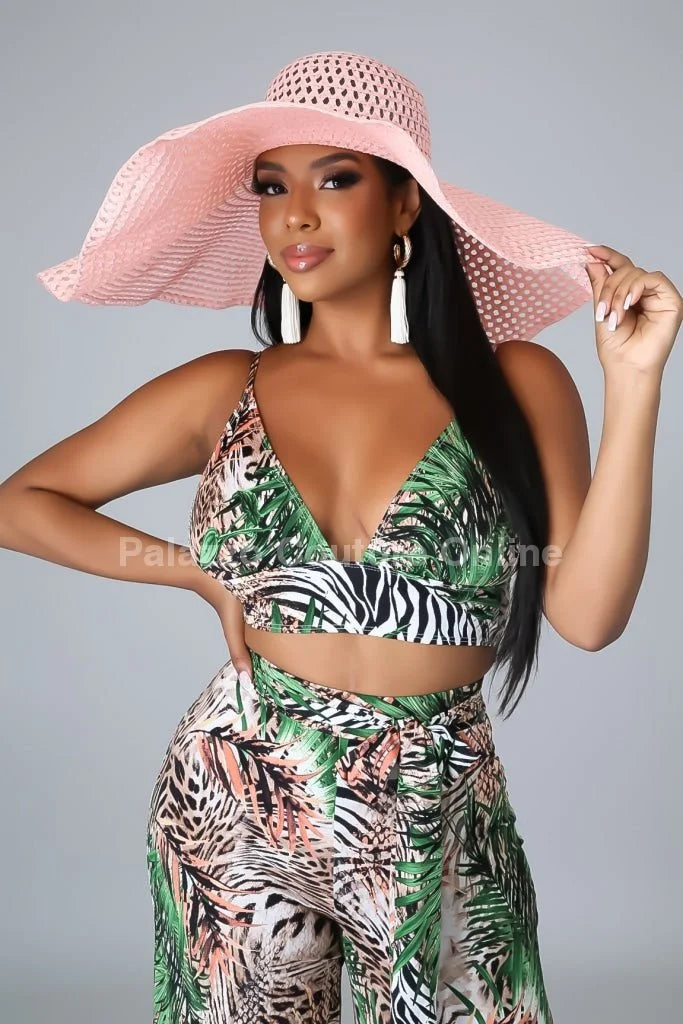 Summer Daze Over Size Hat Pink