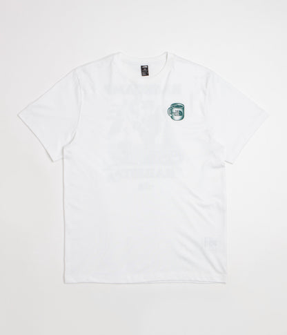 The North Face Basecamp Barista Relaxed T-Shirt - TNF White / Pacific Teal