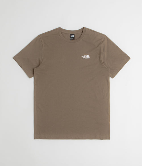 The North Face Simple Dome T-Shirt - Mocha Brown