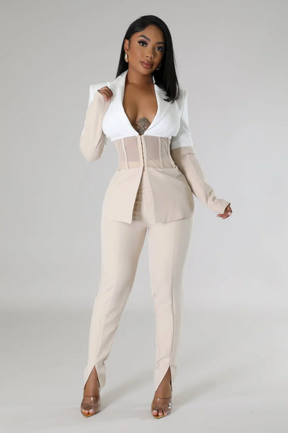 Two Piece Pant Set – First Class Pant Set