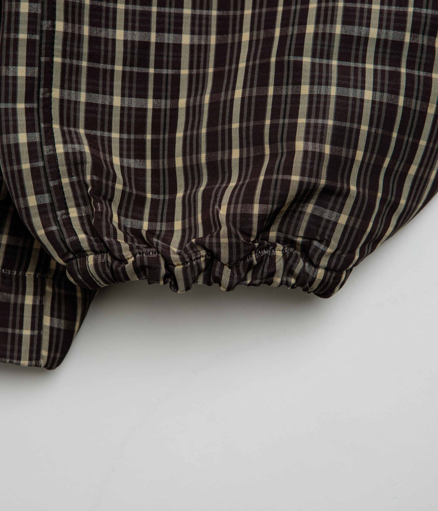 Umbro Check Smock Anorak - Beige / Dark Brown