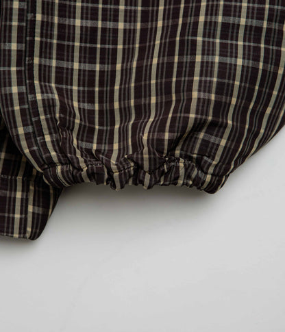 Umbro Check Smock Anorak - Beige / Dark Brown