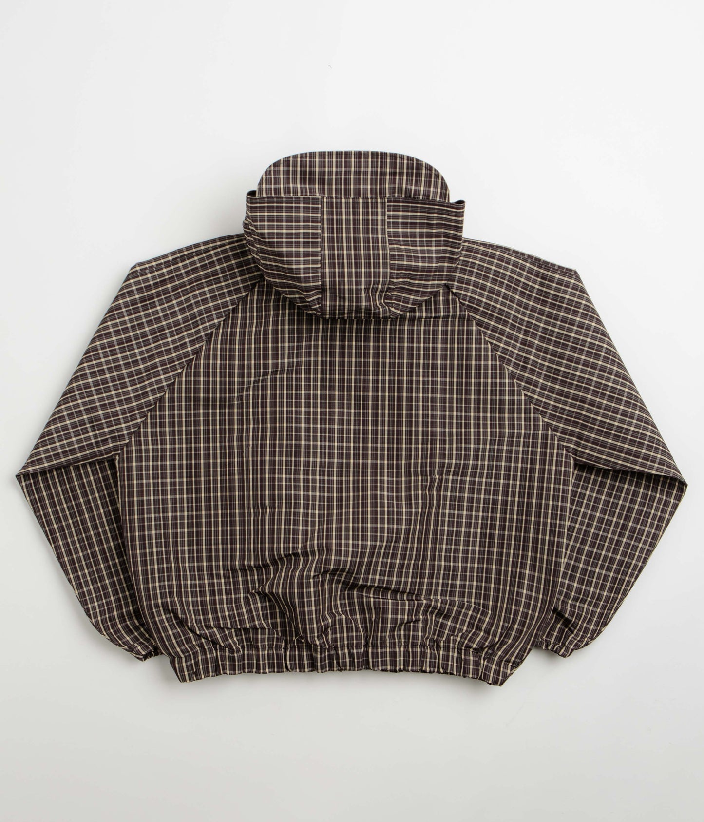Umbro Check Smock Anorak - Beige / Dark Brown