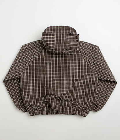 Umbro Check Smock Anorak - Beige / Dark Brown