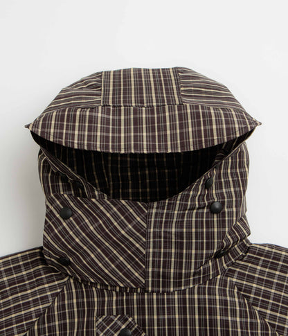 Umbro Check Smock Anorak - Beige / Dark Brown
