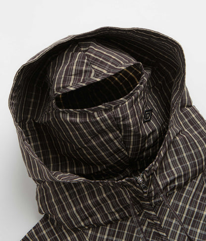 Umbro Checked Masked Anorak - Beige / Dark Brown