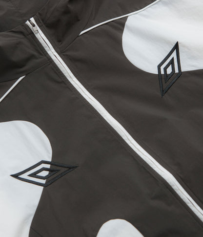 Umbro Guarding Masked Tracksuit Jacket - White / Dark Olive