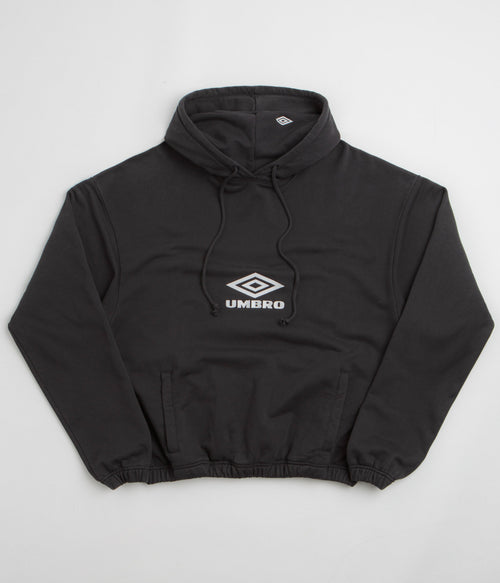 Umbro OG Logo Mask Hoodie - Washed Black / White