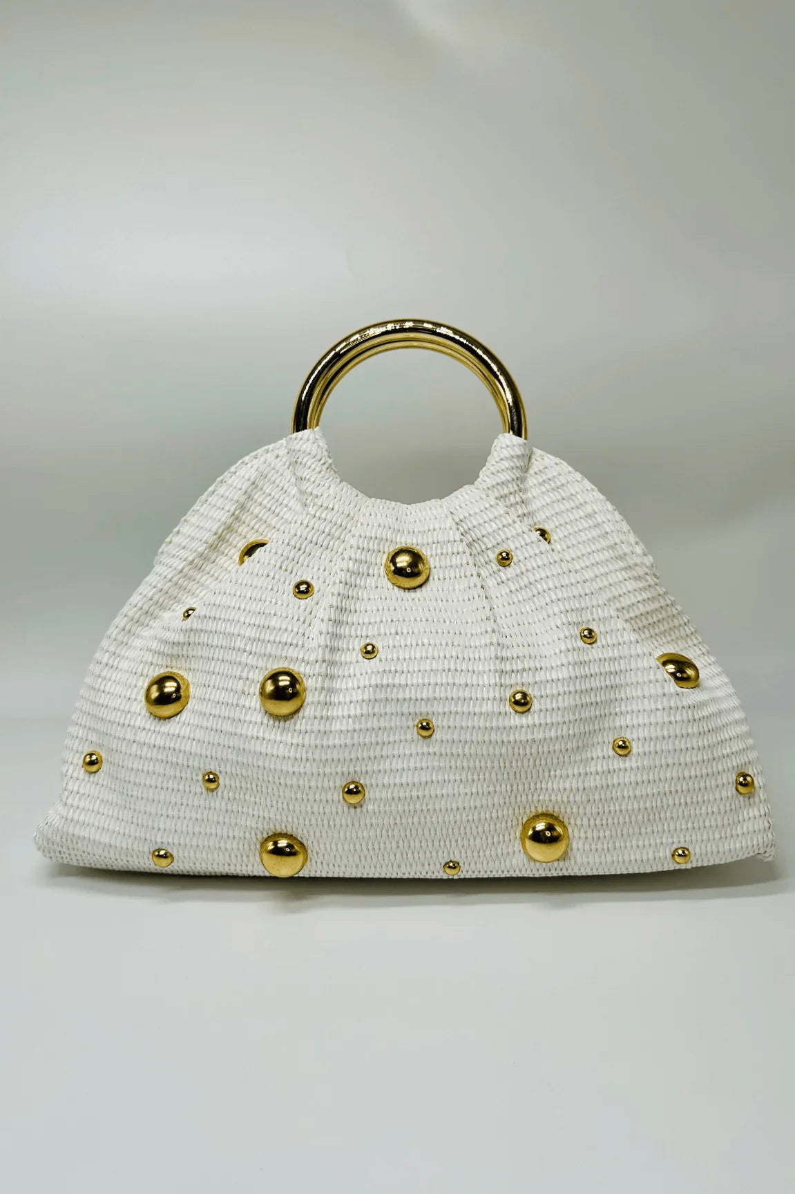Vacation Mode Soft Woven Tote Bag White
