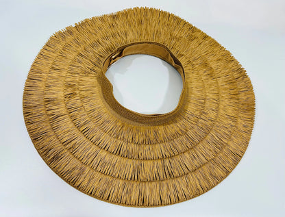 Fringe Straw Sun Hat in Brown – Vacation Vibes Style