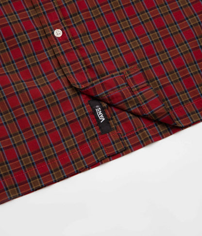 Vans Larkspur Timber Short Sleeve Shirt - Poppy Ember