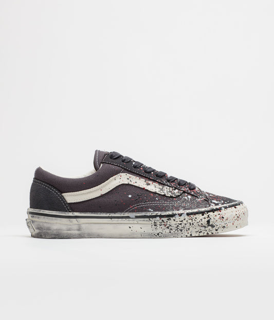 Vans LX Old Skool 36 Shoes - Paint Splatter Charcoal Grey