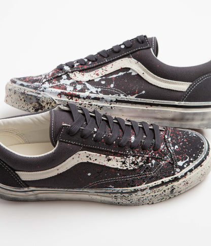 Vans LX Old Skool 36 Shoes - Paint Splatter Charcoal Grey