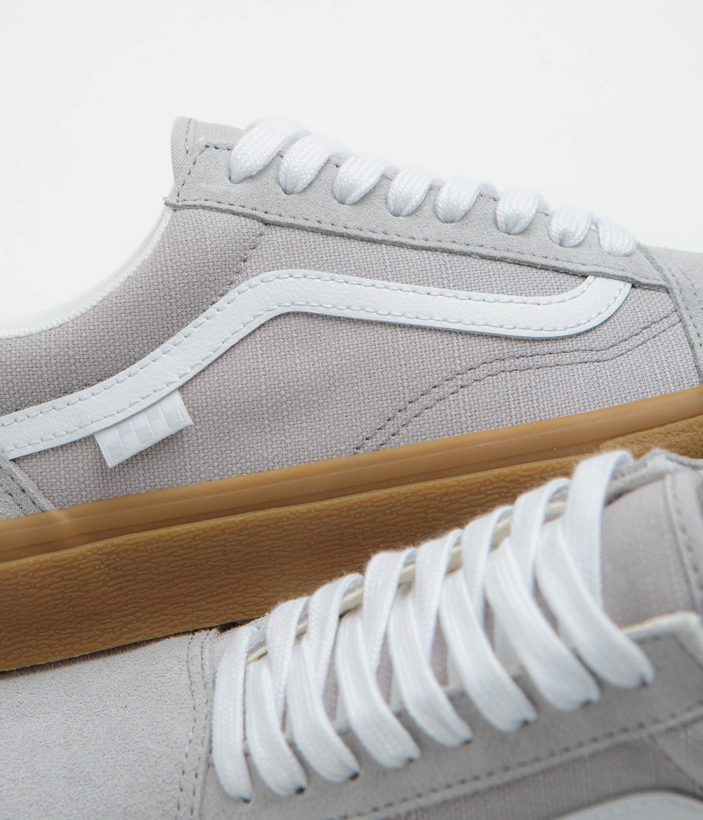 Vans Skate Old Skool Shoes - Crepe Light Gray / Gum
