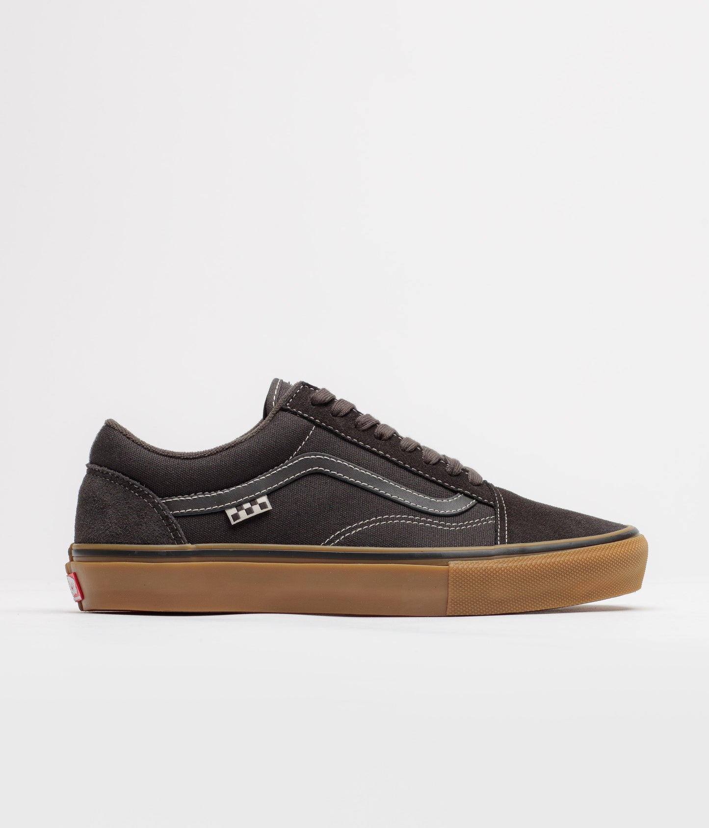 Vans Skate Old Skool Shoes - Faded Black / Gum