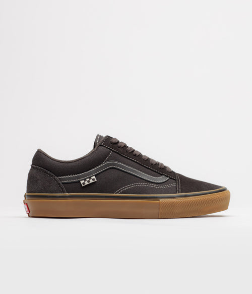 Vans Skate Old Skool Shoes - Faded Black / Gum