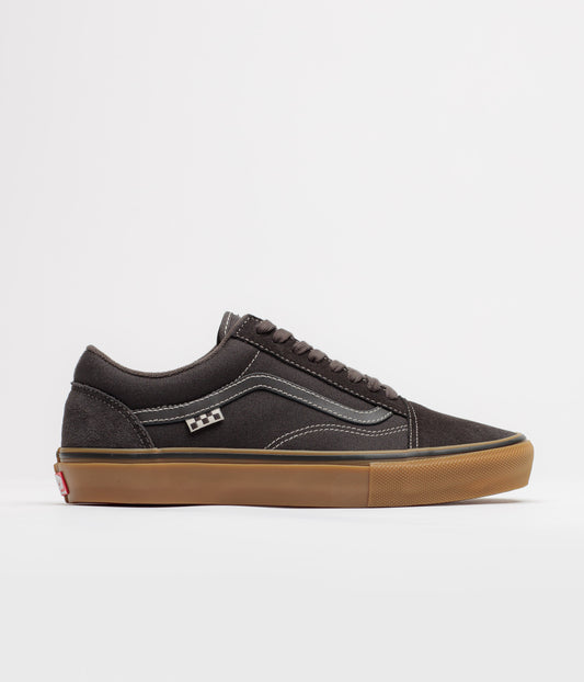 Vans Skate Old Skool Shoes - Faded Black / Gum