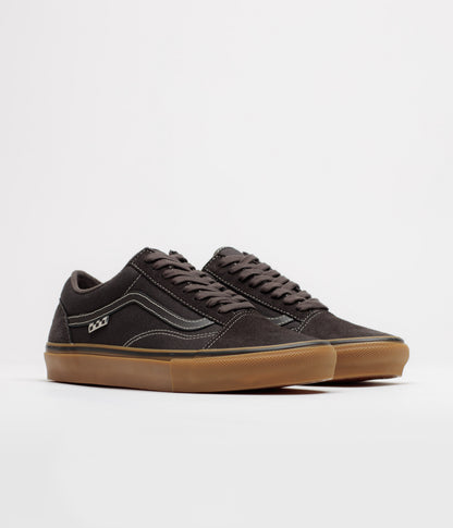 Vans Skate Old Skool Shoes - Faded Black / Gum