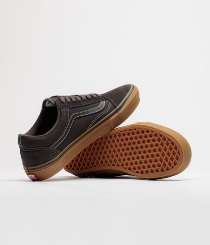 Vans Skate Old Skool Shoes - Faded Black / Gum