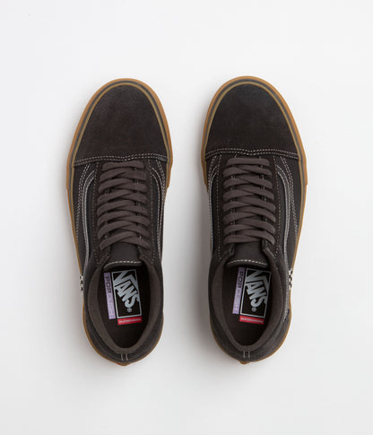 Vans Skate Old Skool Shoes - Faded Black / Gum