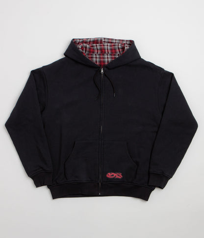 Yardsale Reversible Flannel Hoodie - Red / Black