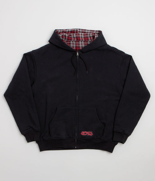 Yardsale Reversible Flannel Hoodie - Red / Black