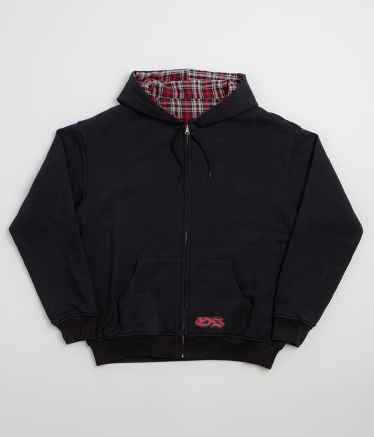 Yardsale Reversible Flannel Hoodie - Red / Black