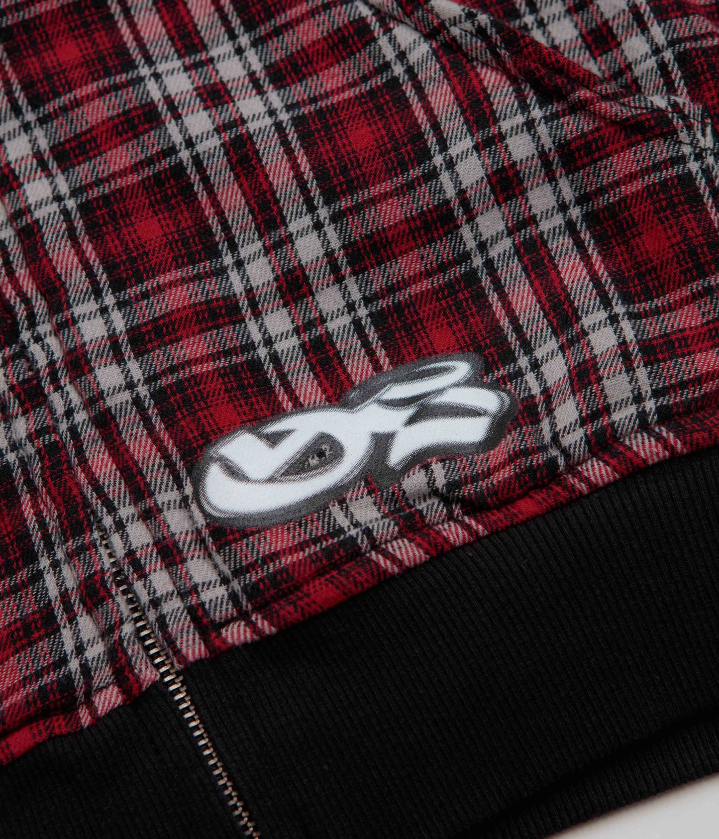 Yardsale Reversible Flannel Hoodie - Red / Black
