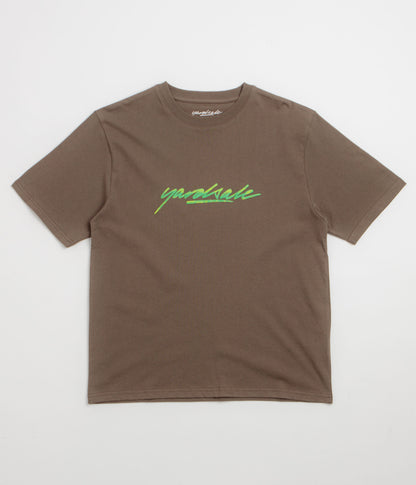 Yardsale Script Sludge T-Shirt - Tan