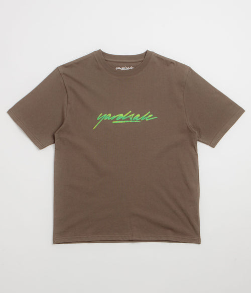 Yardsale Script Sludge T-Shirt - Tan