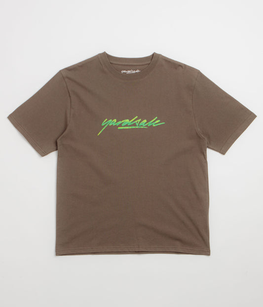Yardsale Script Sludge T-Shirt - Tan