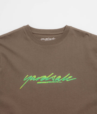 Yardsale Script Sludge T-Shirt - Tan