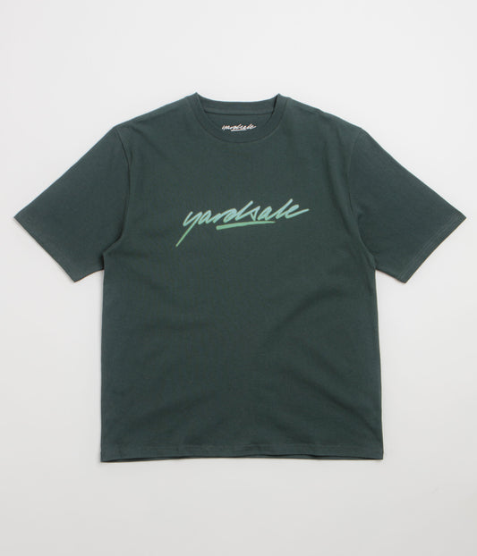 Yardsale Script T-Shirt - Green
