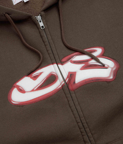Yardsale Spray Hoodie - Brown