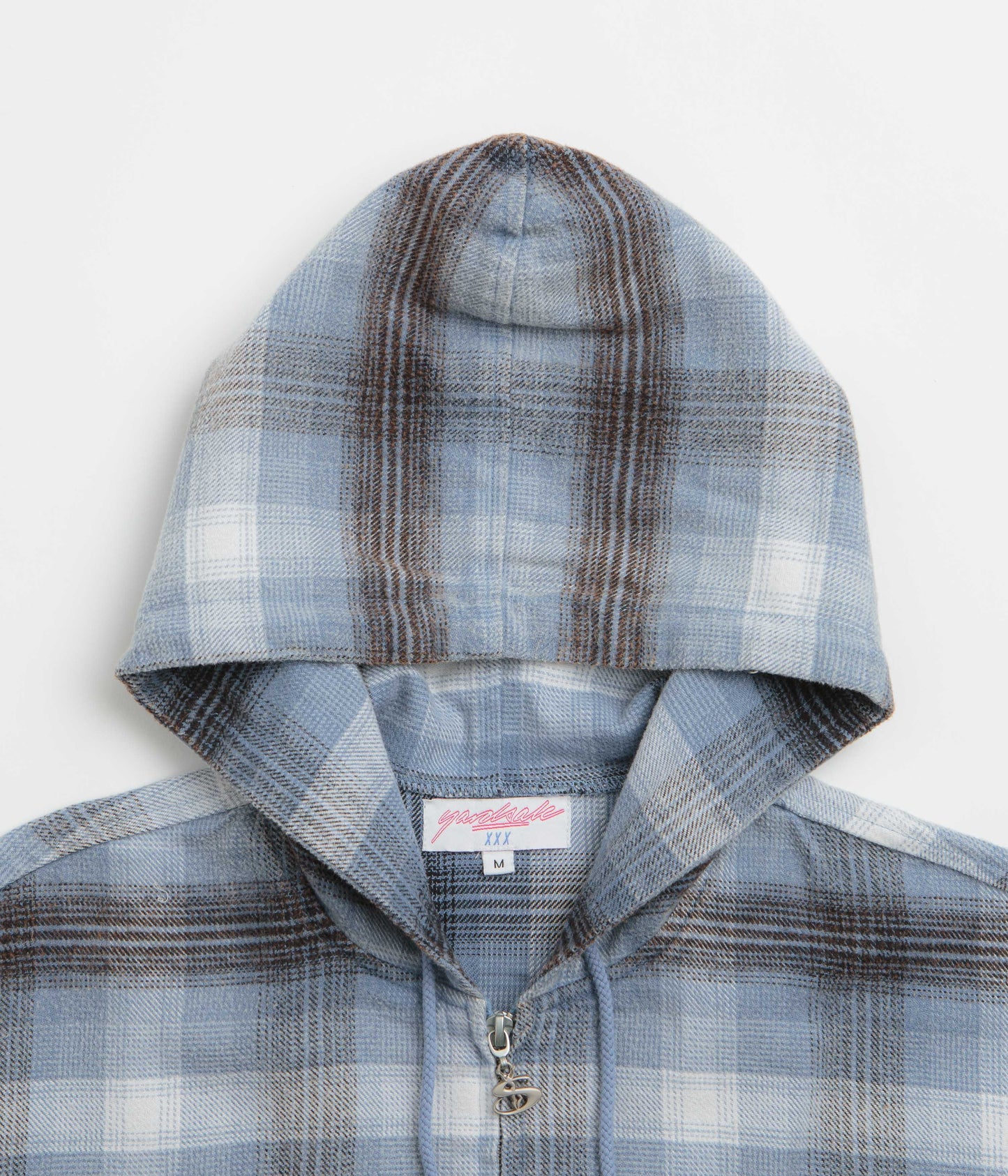 Yardsale Tartan Full-Zip Hoodie - Blue